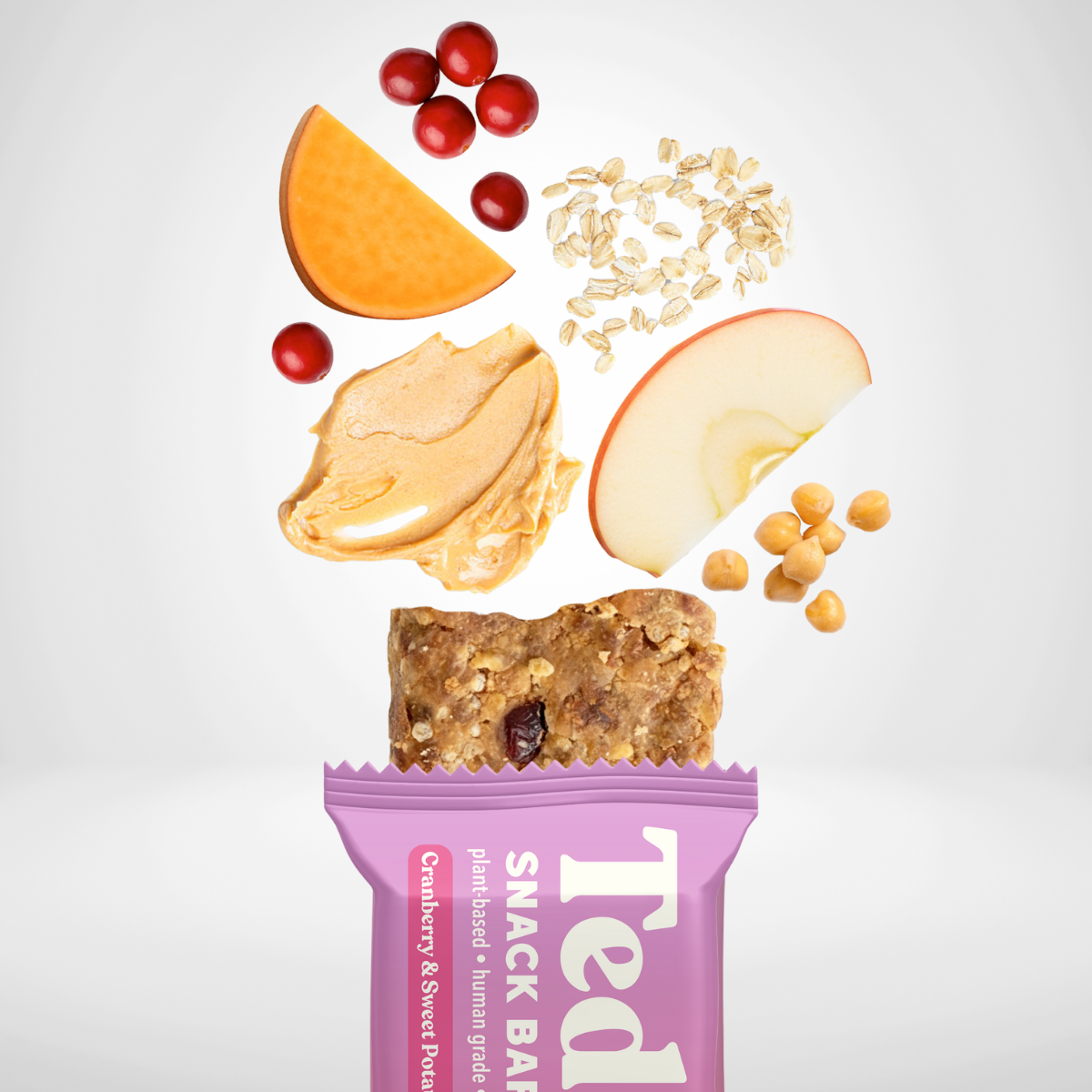 Cranberry & Sweet Potato Snack Bars